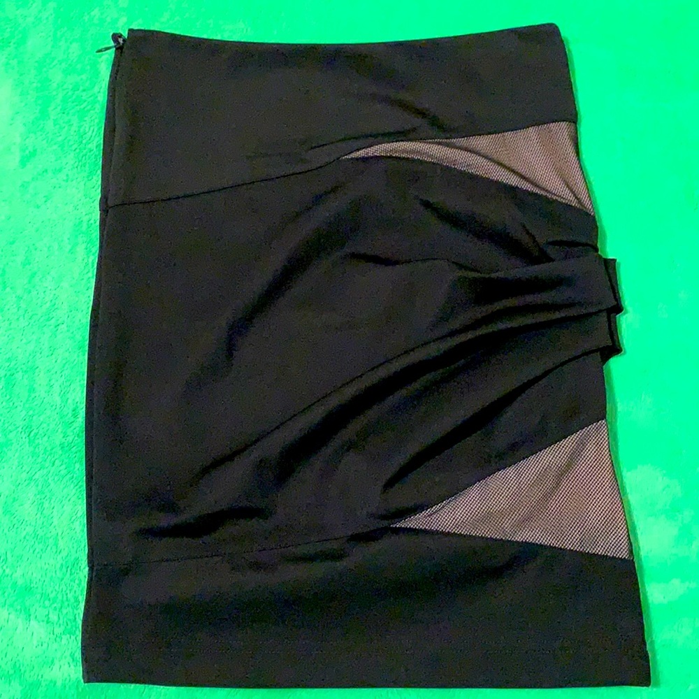 Alexander Wang pencil skirt gathered left side,shirt zipper right top side